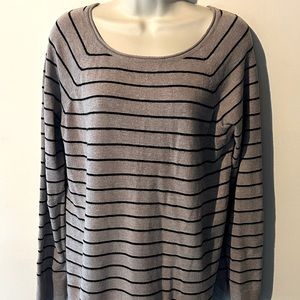 Pink clover tan sweater